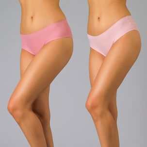 Pack 2x Pantaleta Micro Solid Bonded Flores Mujer 25637-273